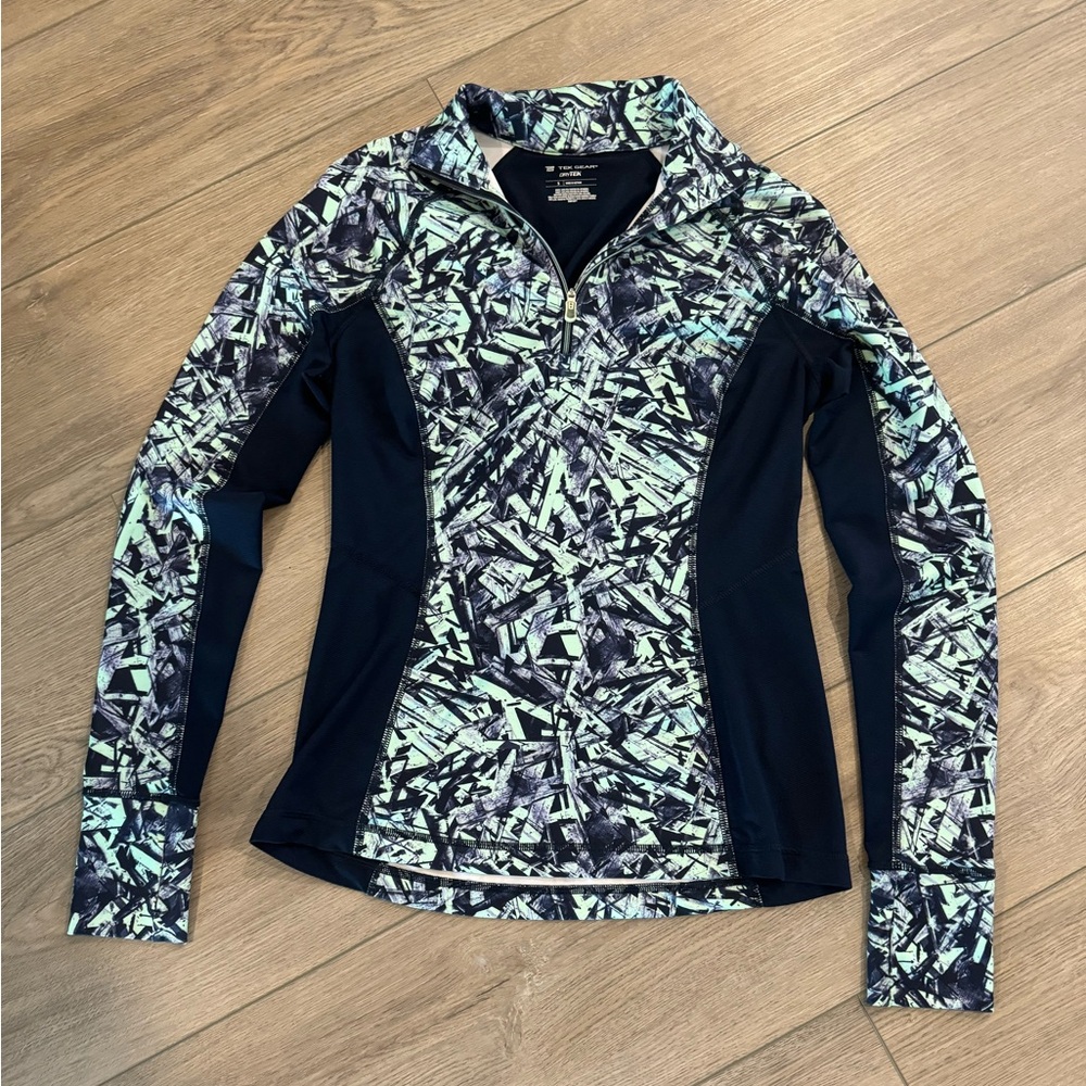 TEK GEAR DryTEK Athletic Quarter Zip Pullover - Small